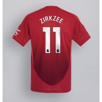 Camisa de time de futebol Manchester United Joshua Zirkzee #11 Replicas 1º Equipamento 2024-25 Manga Curta